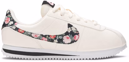 (Grade School) Nike Cortez Basic Vintage Floral 'Pale Ivory' BQ5297-100 (Grade School) Nike Cortez Basic Vintage Floral 'Pale Ivory' BQ5297-100