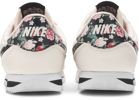 (Grade School) Nike Cortez Basic Vintage Floral 'Pale Ivory' BQ5297-100 Details for (Grade School) Nike Cortez Basic Vintage Floral 'Pale Ivory' BQ5297-100
