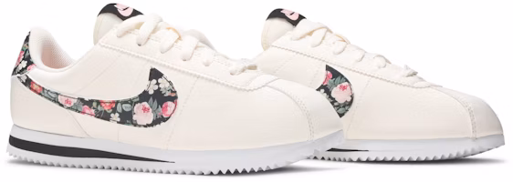 (Darjah Sekolah) Nike Cortez Basic Vintage Floral 'Pale Ivory' BQ5297-100 Cheap (Darjah Sekolah) Nike Cortez Basic Vintage Floral 'Pale Ivory' BQ5297-100