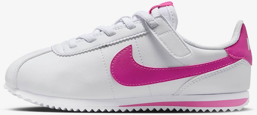 (Youth) Nike Cortez Easy-On 'White Laser Fuchsia' DM0951-104 Buy (Youth) Nike Cortez Easy-On 'White Laser Fuchsia' DM0951-104