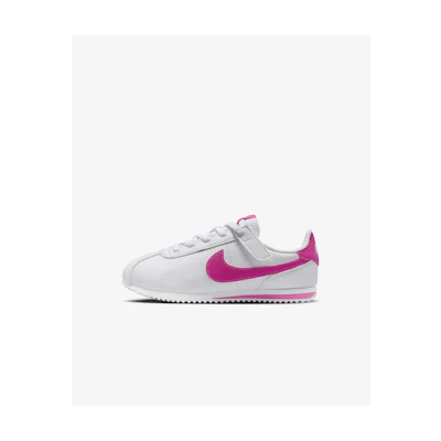 (Youth) Nike Cortez Easy-On 'White Laser Fuchsia'