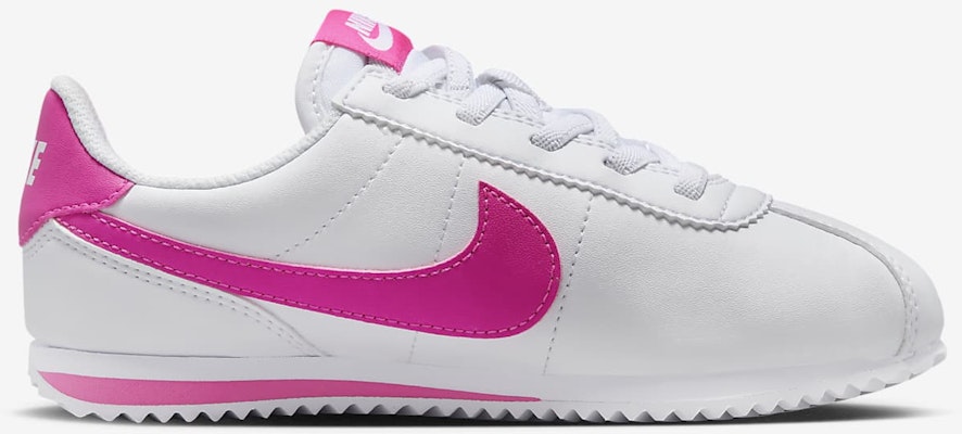 (Youth) Nike Cortez Easy-On 'White Laser Fuchsia' DM0951-104 Lookbook (Youth) Nike Cortez Easy-On 'White Laser Fuchsia' DM0951-104