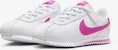 (Youth) Nike Cortez Easy-On 'White Laser Fuchsia' DM0951-104