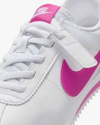 (Youth) Nike Cortez Easy-On 'White Laser Fuchsia' DM0951-104 Sizing (Youth) Nike Cortez Easy-On 'White Laser Fuchsia' DM0951-104