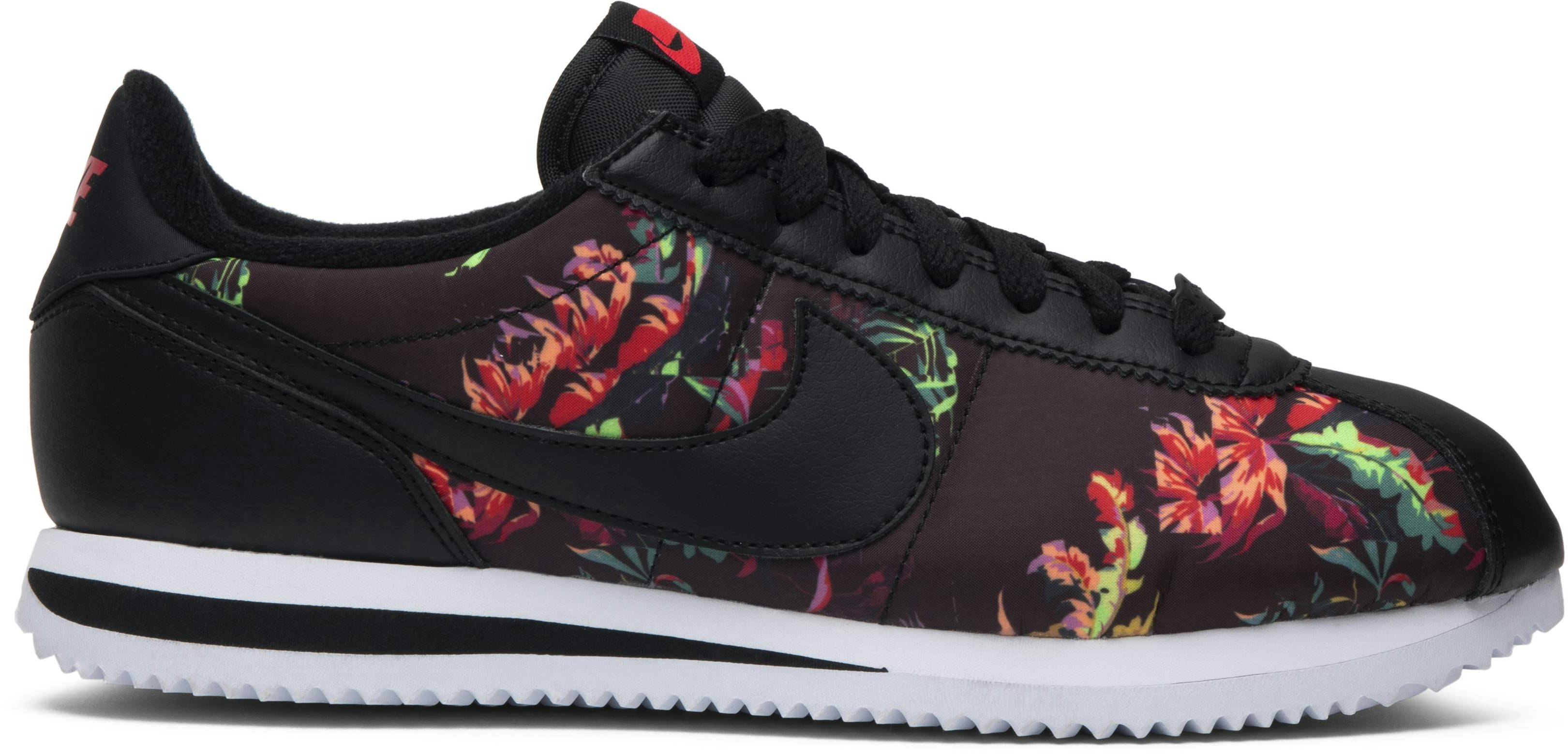 Black floral cortez best sale