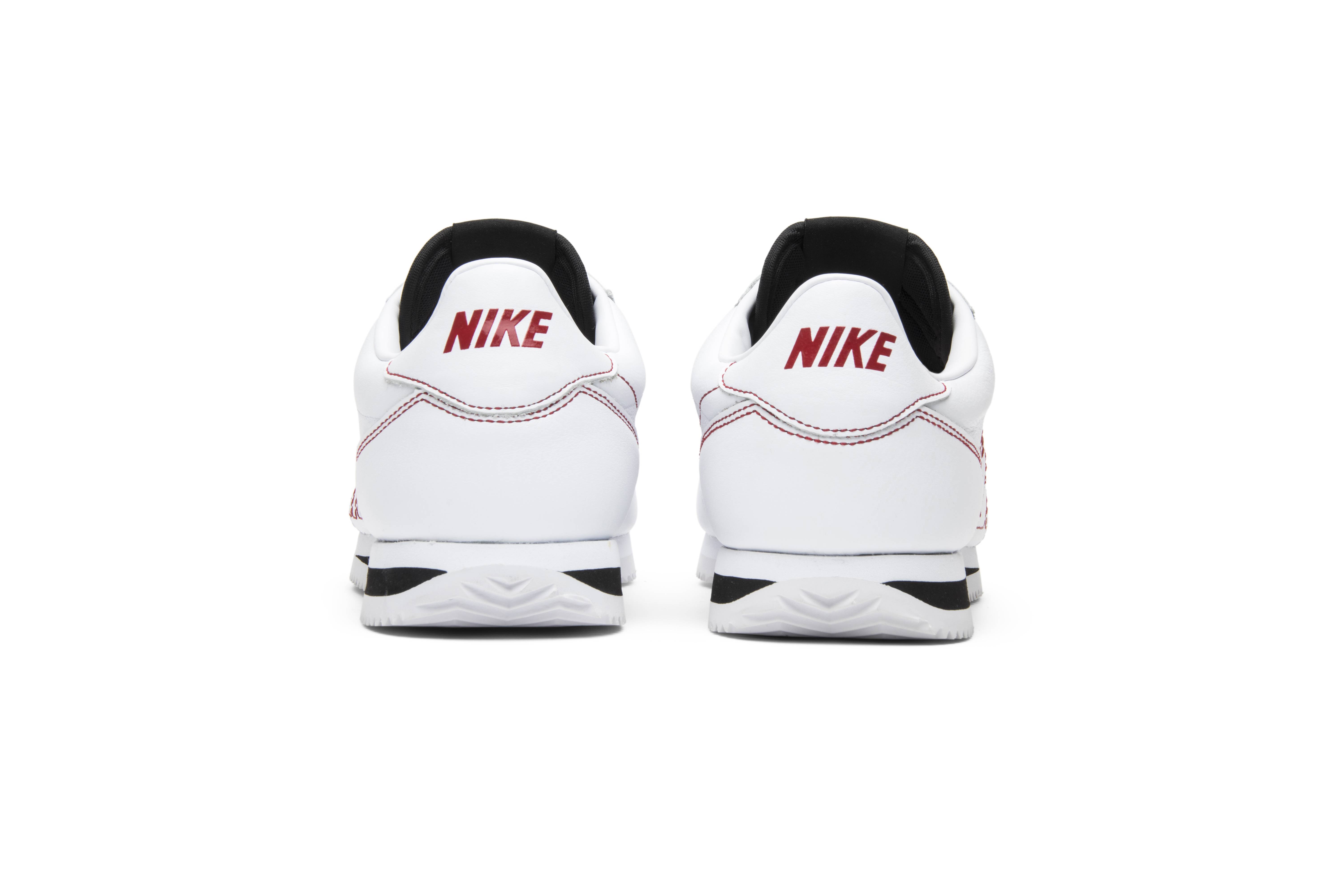 Nike cortez kenny 1 kendrick lamar damn white gym red best sale