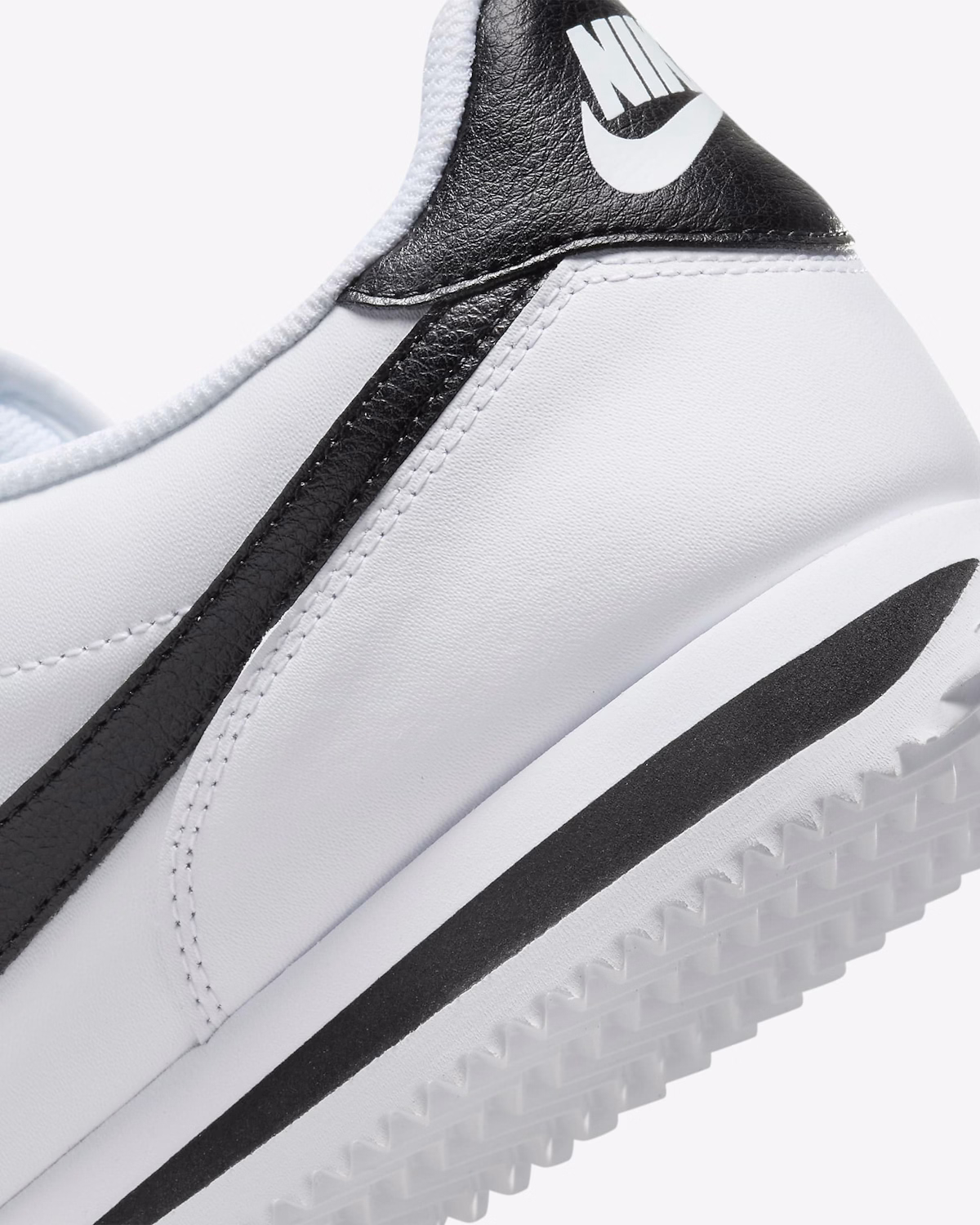 Nike Cortez Leather 'White Black'