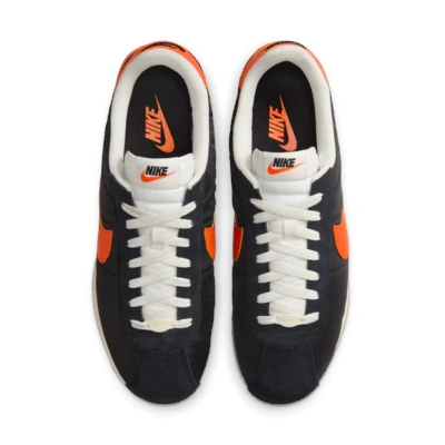 Nike Cortez TXT 'Black Sail Safety Orange'