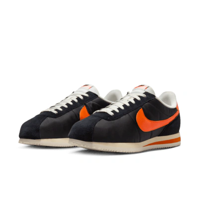 Nike Cortez TXT 'Black Sail Safety Orange'