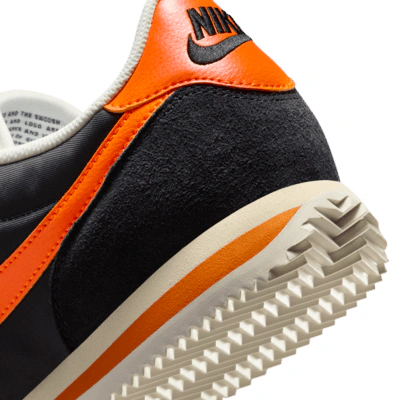 Nike Cortez TXT 'Black Sail Safety Orange'