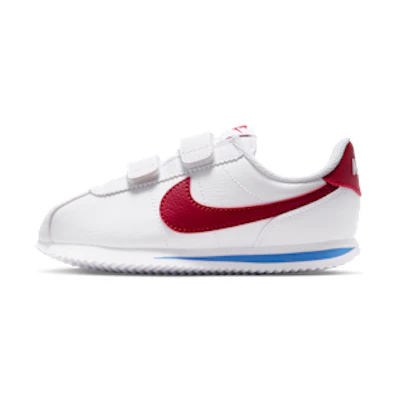 (PS) Nike Cortez White/Varsity Blue/Varsity Red