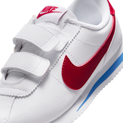 Sizing 耐克 Cortez 白/大学蓝/大学红 IQ7636-101