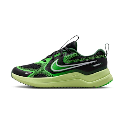 (Youth) Nike Cosmic RNNR Black/Light Liquid Lime/Fur/White