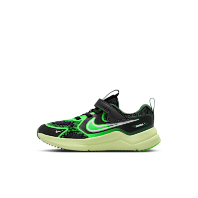 (Youth) Nike Cosmic Runner Black/Light Liquid Lime/Fur/White HM4400-009