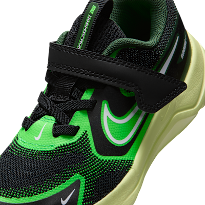 Sizing (JR) Nike Cosmic Runner Hitam/Liquid Lime Muda/Fur/Putih HM4400-009