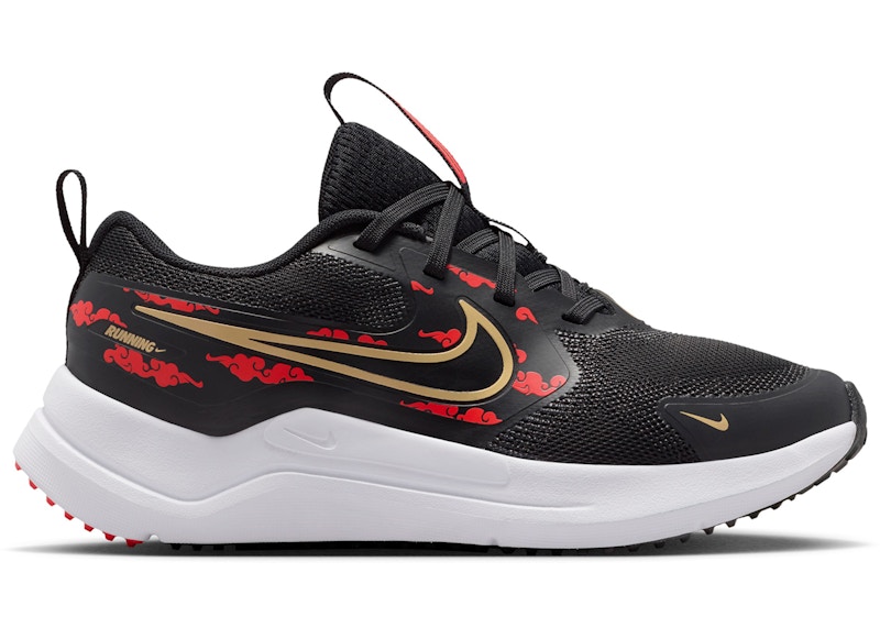 Nike Cosmic Runner Black Red Metallic Gold IQ1264-001