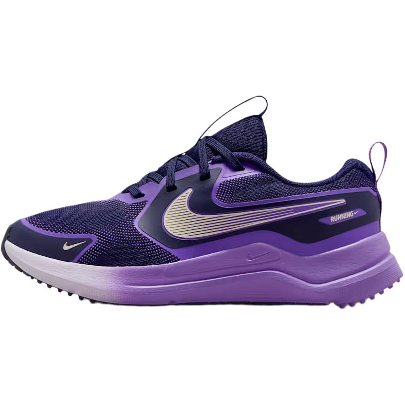 (Youth) Nike Cosmic Runner Purple Low-Top Running Shoes Comfortable Support. IQ9861-402
