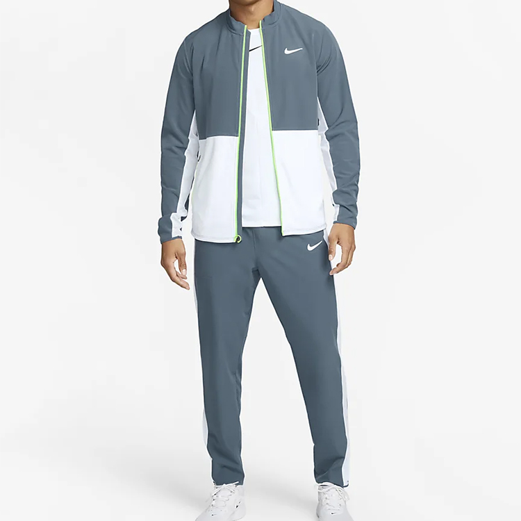 Shop Nike Court Advantage Retro Zip Jacket Men’s - Blue Multicolor Sportswear DV7388-491