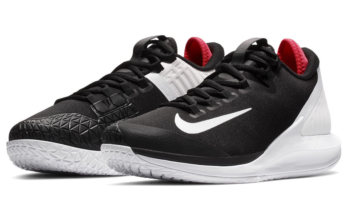 Nike Court Air Zoom HC 'Black White Crimson' 圖 3