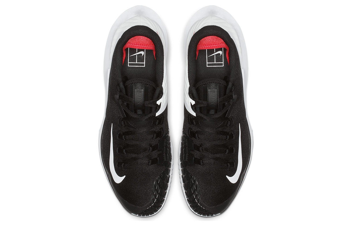 Nike Court Air Zoom HC 'Black White Crimson' 圖 4