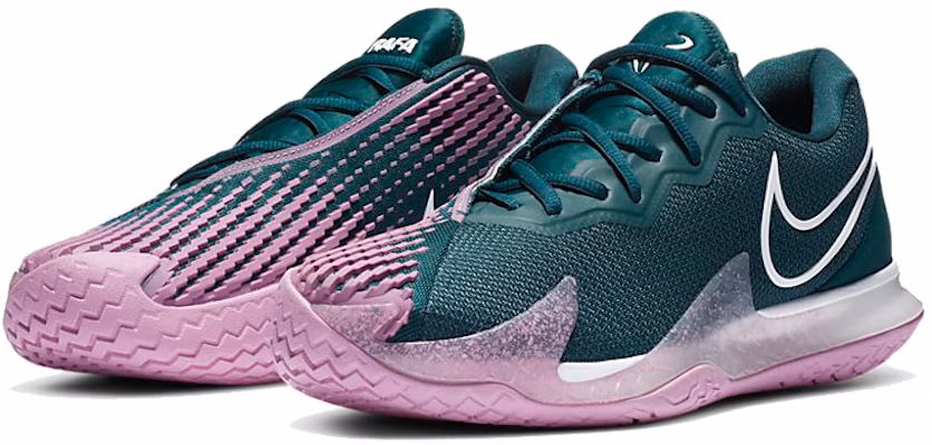 Nike Court Air Zoom Vapor Cage 4 'Dark Teal Pink' CD0424-300 Lookbook Nike Court Air Zoom Vapor Cage 4 'Dark Teal Pink' CD0424-300
