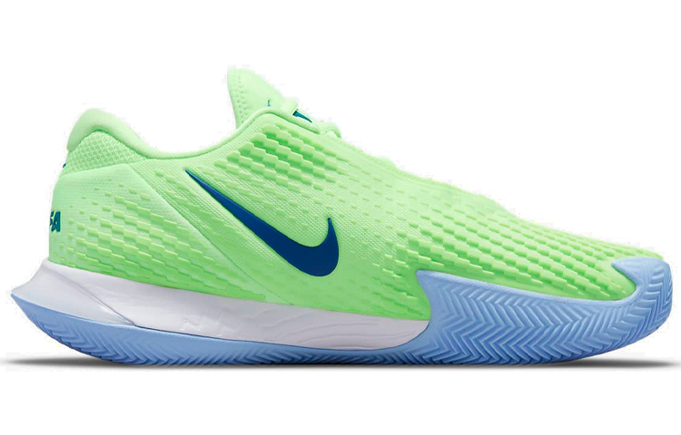 Order NikeCourt Air Zoom Vapor Cage 4 Rafa 減震防滑 低筒運動鞋 綠藍