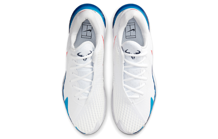 Shop ナイキコート エアズーム ヴェイパー ケージ4 ラファ 白青赤 DM2418-113