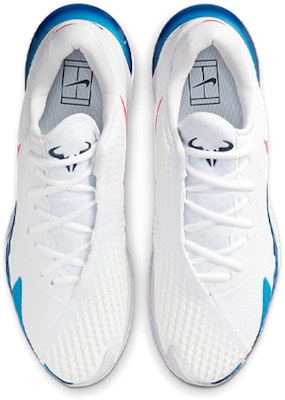 Nike Court Air Zoom Vapor Cage 4 Rafa 'Blanco Azul Rojo' DM2418-113 Shop Nike Court Air Zoom Vapor Cage 4 Rafa 'Blanco Azul Rojo' DM2418-113