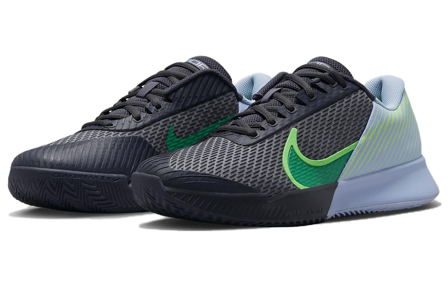 Lookbook Nike Court Air Zoom Vapor Pro 2 ''Iron Cobalt Bliss Green'' Scarpe da Tennis DV2020-004