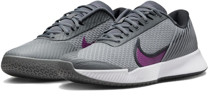 ナイキ コート エア ズーム ヴェイパー プロ 2 HC スモークグレー ブラック サングリア DR6191-006 Lookbook ナイキ コート エア ズーム ヴェイパー プロ 2 HC スモークグレー ブラック サングリア DR6191-006