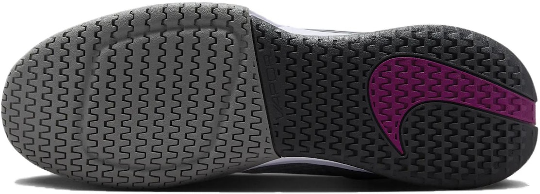 Nike Court Air Zoom Vapor Pro 2 HC Smoke Grey Dark Smoke Grey Black Sangria DR6191-006 Details for Nike Court Air Zoom Vapor Pro 2 HC Smoke Grey Dark Smoke Grey Black Sangria DR6191-006