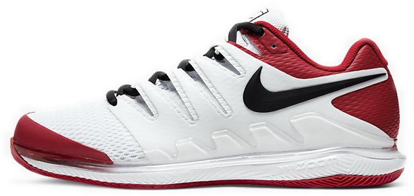 Nike Court Air Zoom Vapor X HC 'White University Red' AA8030-109 Buy Nike Court Air Zoom Vapor X HC 'White University Red' AA8030-109