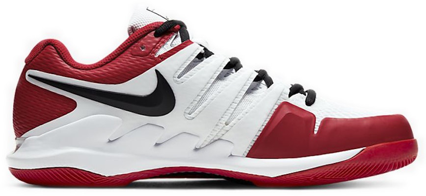 Nike Court Air Zoom Vapor X HC 'White University Red' AA8030-109 Order Nike Court Air Zoom Vapor X HC 'White University Red' AA8030-109