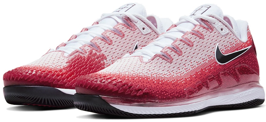 Nike Court Air Zoom Vapor X Knit HC 'Crimson Gym Red' AR0496-600 Lookbook Nike Court Air Zoom Vapor X Knit HC 'Crimson Gym Red' AR0496-600