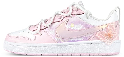 Nike Court Borough 2 Low 'Sunset Butterfly' DQ0492-100-453289 Nike Court Borough 2 Low 'Sunset Butterfly' DQ0492-100-453289