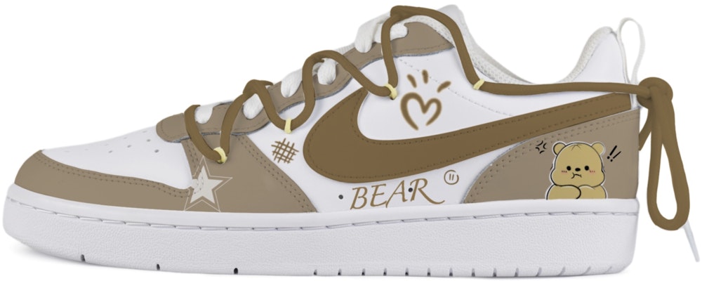 Nike Court Borough Low 2 'Angry Bear Deconstructed' Sepatu Sneaker BQ5448-100-465982 Buy Nike Court Borough Low 2 'Angry Bear Deconstructed' Sepatu Sneaker BQ5448-100-465982
