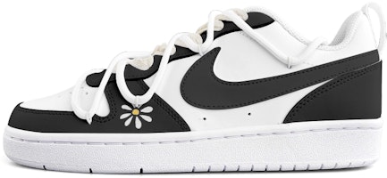 Nike Court Borough Low 2 'Black Daisy' BQ5448-100-469058