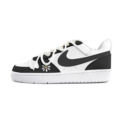 Nike Court Borough Low 2 'Black Daisy'