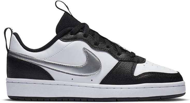 (Youth) Nike Court Borough Low 2 'Black White Silver' CT3964-100 Order (Youth) Nike Court Borough Low 2 'Black White Silver' CT3964-100