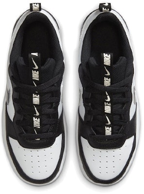 (Youth) Nike Court Borough Low 2 'Black White Silver' CT3964-100 Shop (Youth) Nike Court Borough Low 2 'Black White Silver' CT3964-100