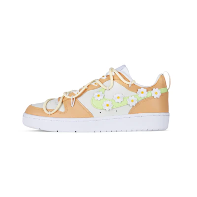 Nike Court Borough Low 2 'Chrysanthemum White Orange'