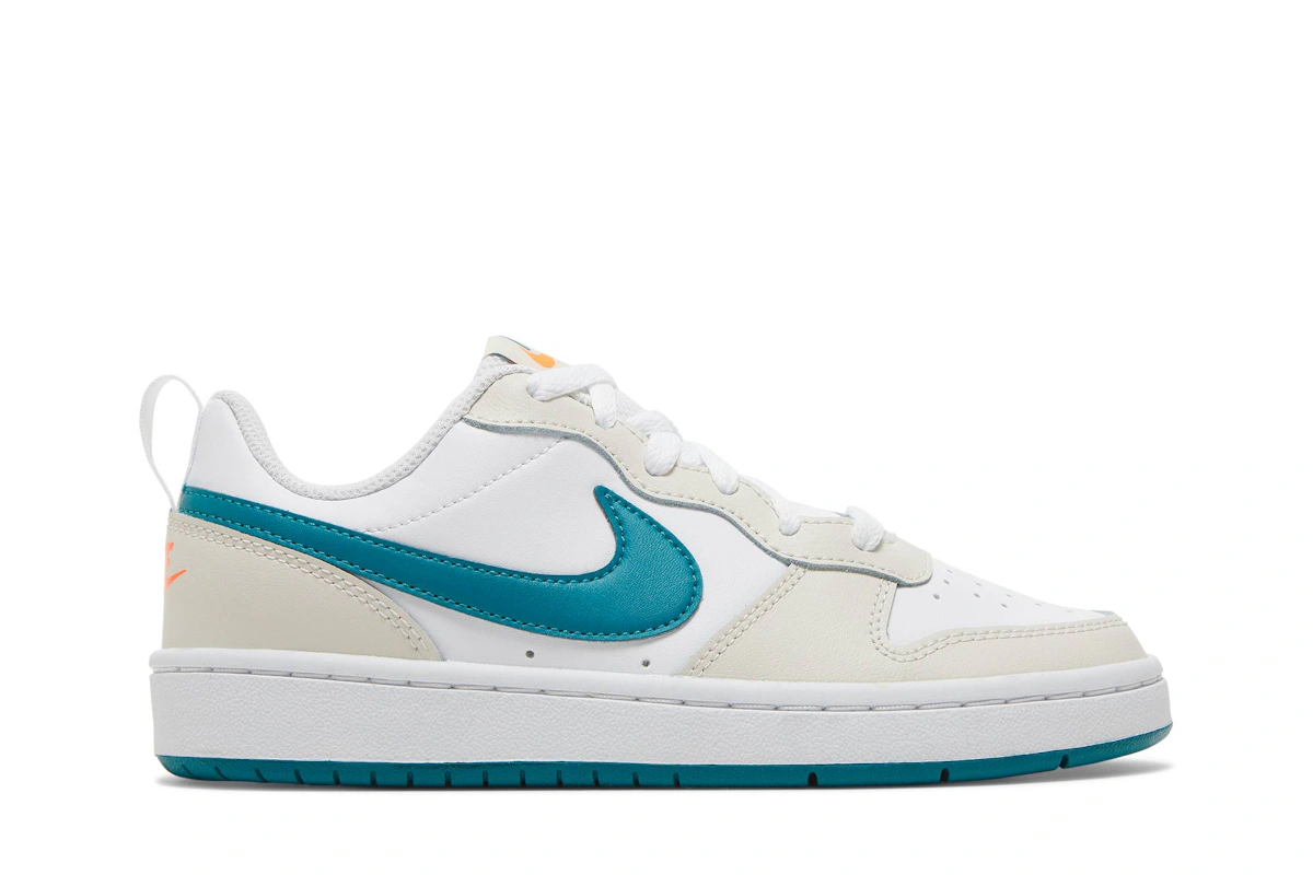 (Grade School) Nike Court Borough Low 2 'Cream Teal' BQ5448-017