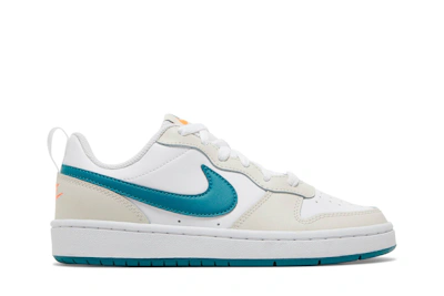 (Grade School) Nike Court Borough Low 2 'Cream Teal' BQ5448-017