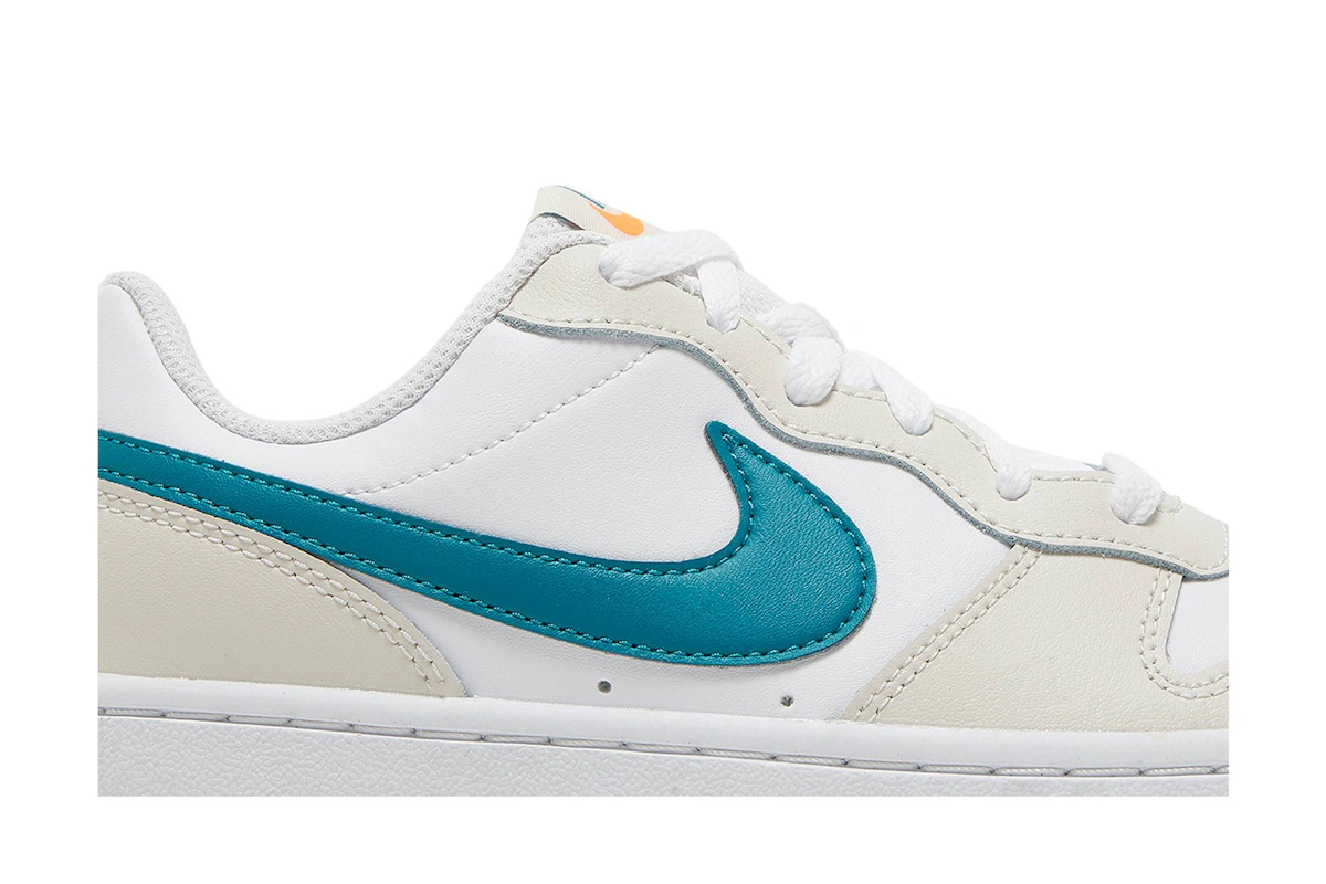 (Grade School) Nike Court Borough Low 2 'Cream Teal' BQ5448-017