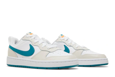 (Grade School) Nike Court Borough Low 2 'Cream Teal' BQ5448-017