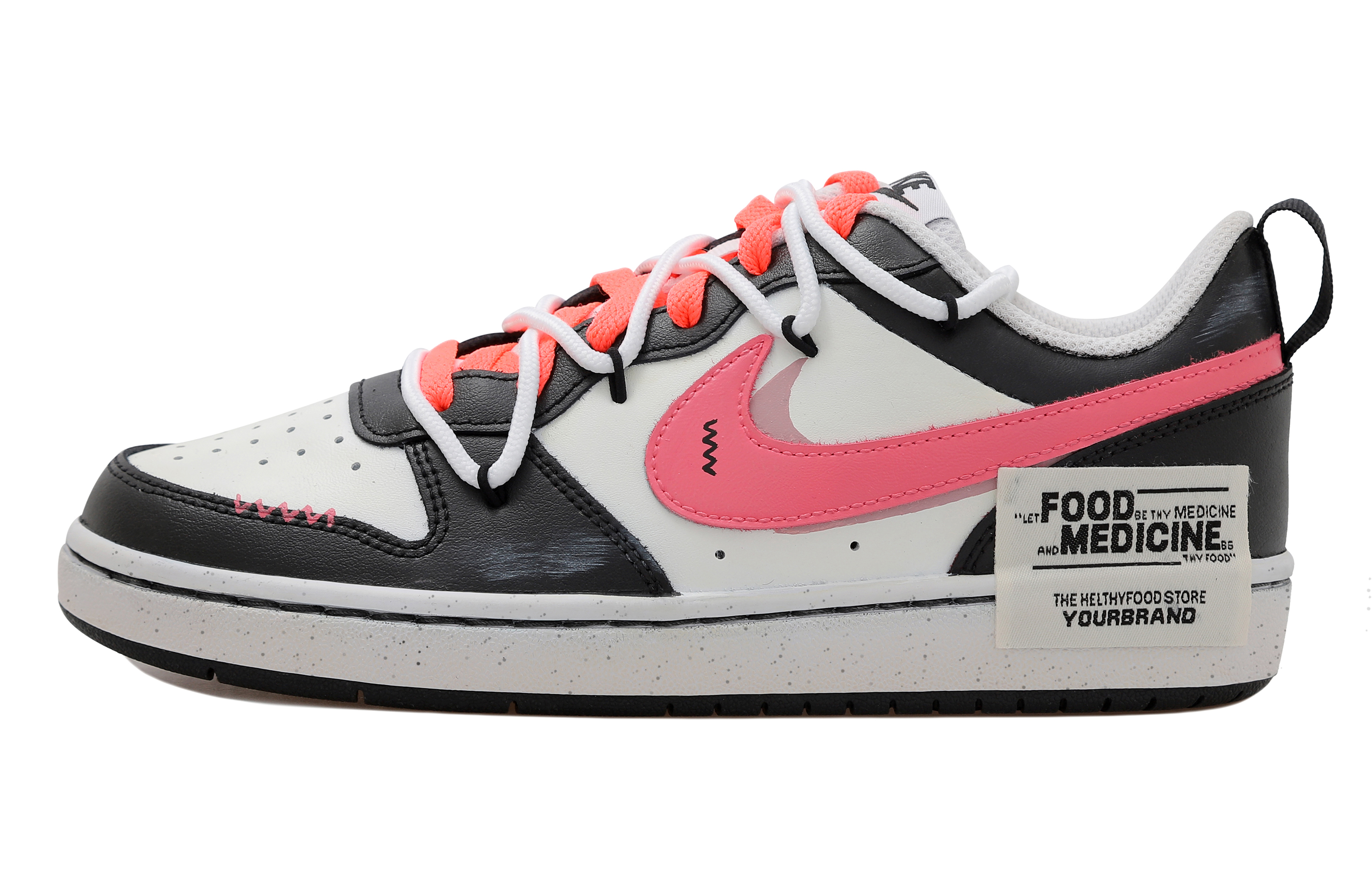 Buy 나이키 코트 버로우 로우 2 '블랙 화이트' DV5456-104-465990