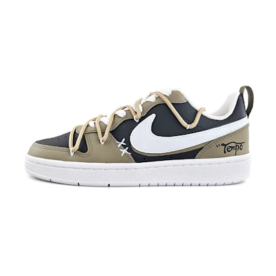 Nike Court Borough Low 2 'Deconstructed Lace - Black Brown Linen'