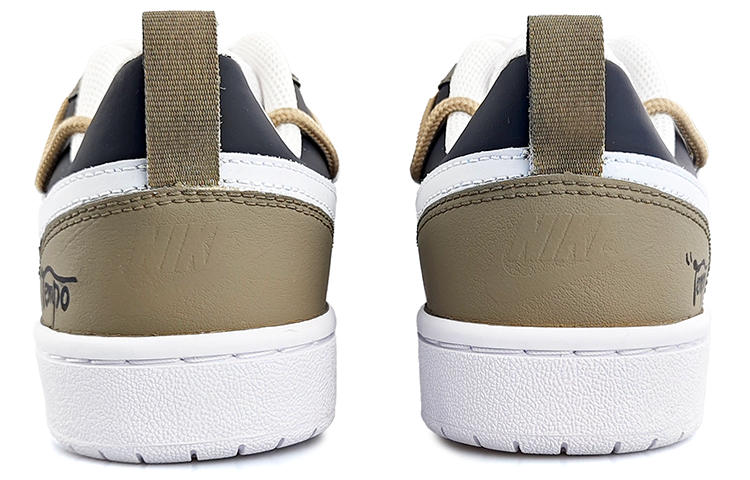 Nike Court Borough Low 2 'Deconstructed Lace - Black Brown Linen' 圖 4