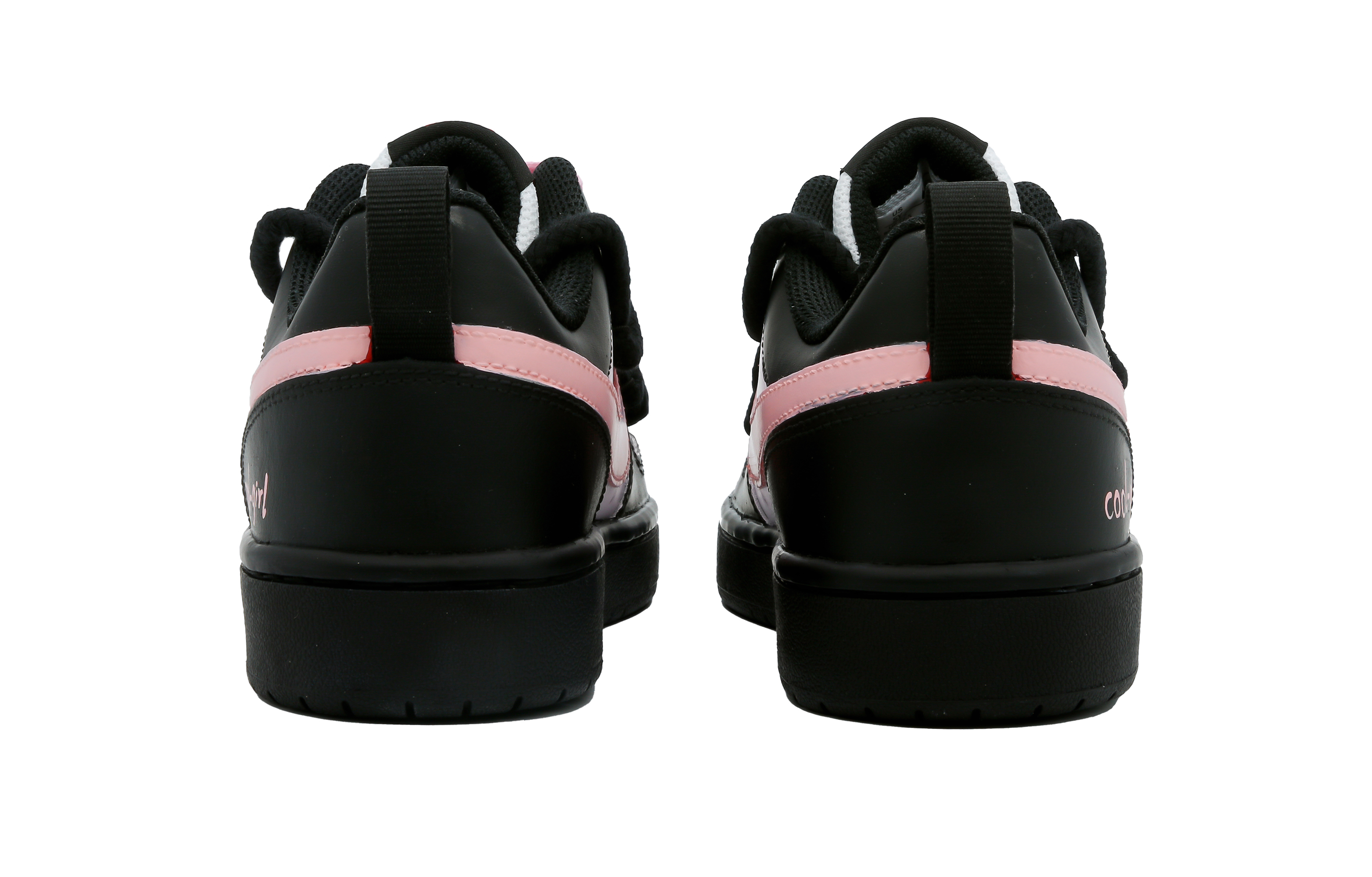 Nike Court Borough Low 2 'Dopamine Girl Black Pink' 圖 4