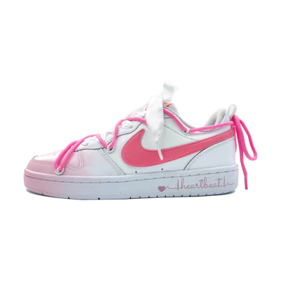 Nike Court Borough Low 2 'Electrifying Love - Pink and White'